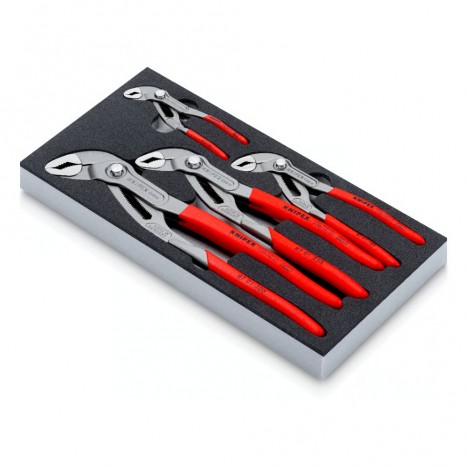 ชุดคีม KNIPEX Cobra® 00 20 01 V23 พร้อมถาดโฟม (4 ชิ้น) - 2