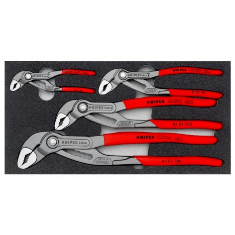 ชุดคีม KNIPEX Cobra® 00 20 01 V23 พร้อมถาดโฟม (4 ชิ้น) - 3