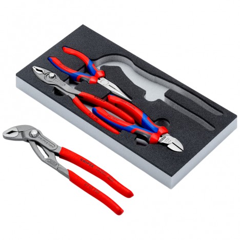 ชุดคีม KNIPEX Basic II 00 20 01 V25 พร้อมถาดโฟม (4 ชิ้น)