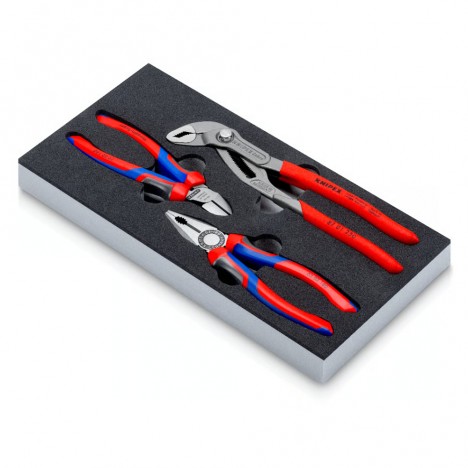 ชุดคีม KNIPEX Bestseller 00 20 01 V26 พร้อมถาดโฟม (3 ชิ้น) - 3