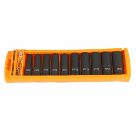 ชุดลูกบล็อกลมแบบยาว INGCO HKISSD12102L ขนาด 1/2 นิ้ว (10 ชิ้น) - 2